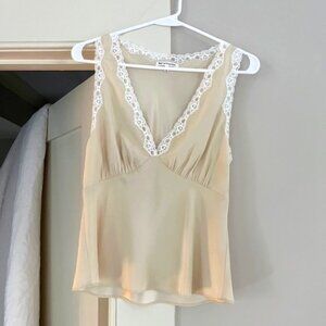 Reformation Valentina Silk Top